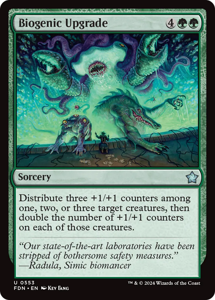 Biogenic Upgrade — Foundations — Magic: The Gathering