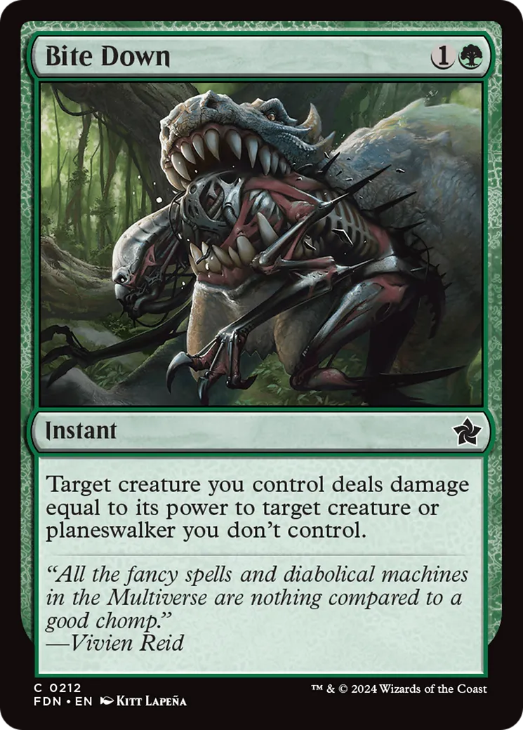 Bite Down — Foundations — Magic: The Gathering