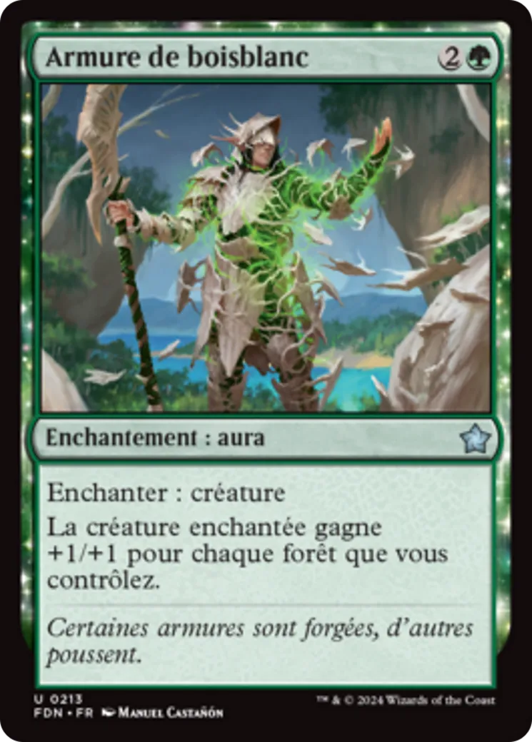 Armure de boisblanc — Foundations — Magic: The Gathering