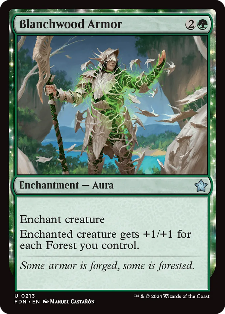 Armure de boisblanc — Foundations — Magic: The Gathering