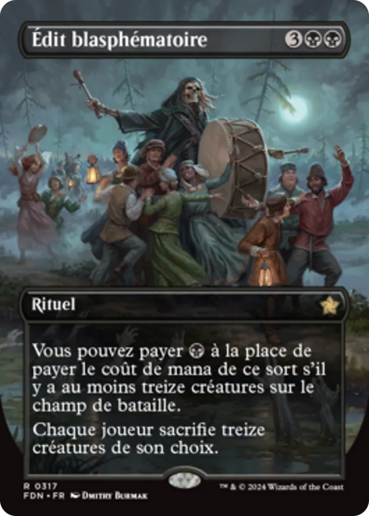 Édit blasphématoire — Foundations — Magic: The Gathering