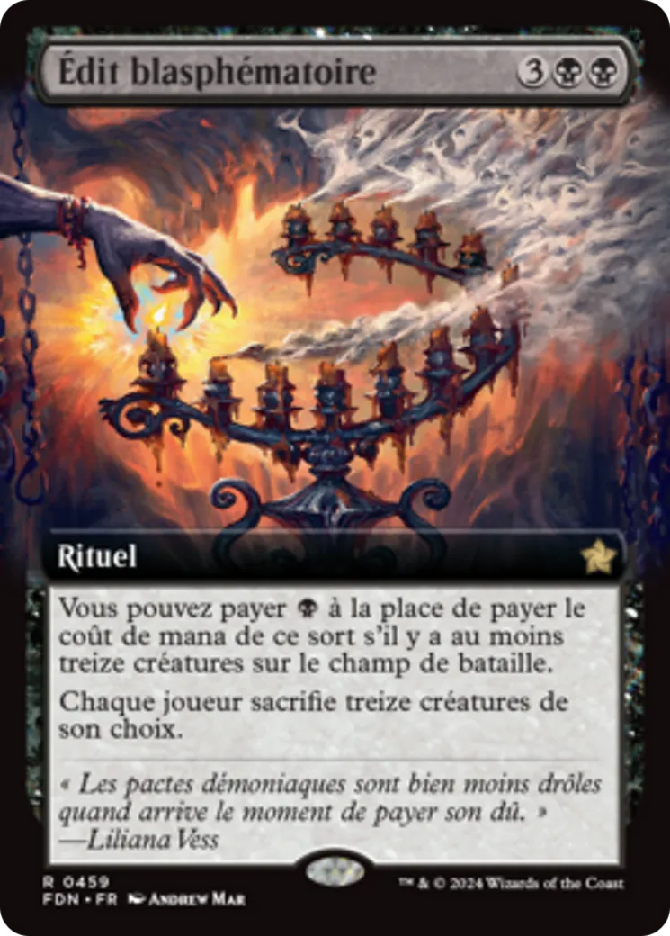 Édit blasphématoire — Foundations — Magic: The Gathering
