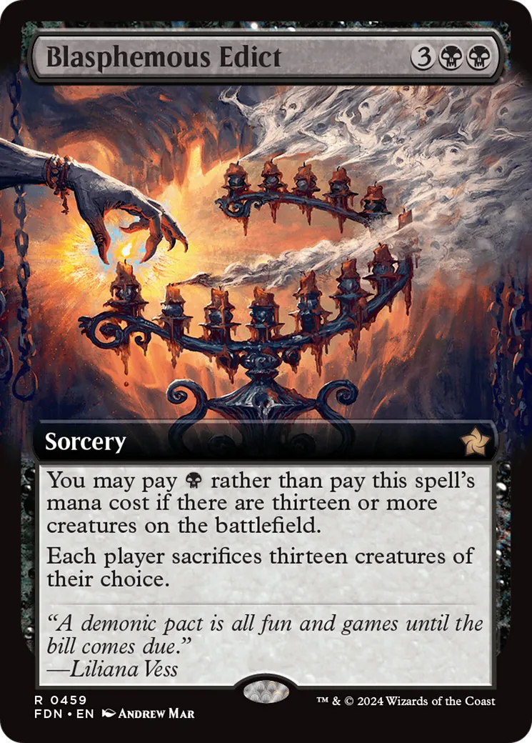 Édit blasphématoire — Foundations — Magic: The Gathering