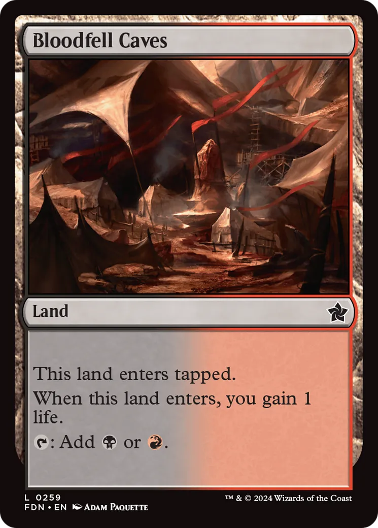 Bloodfell Caves — Foundations — Magic: The Gathering