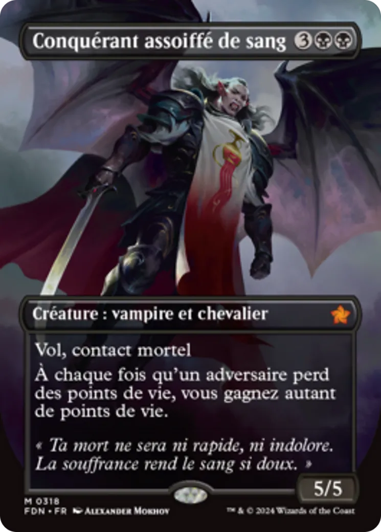 Conquérant assoiffé de sang — Foundations — Magic: The Gathering