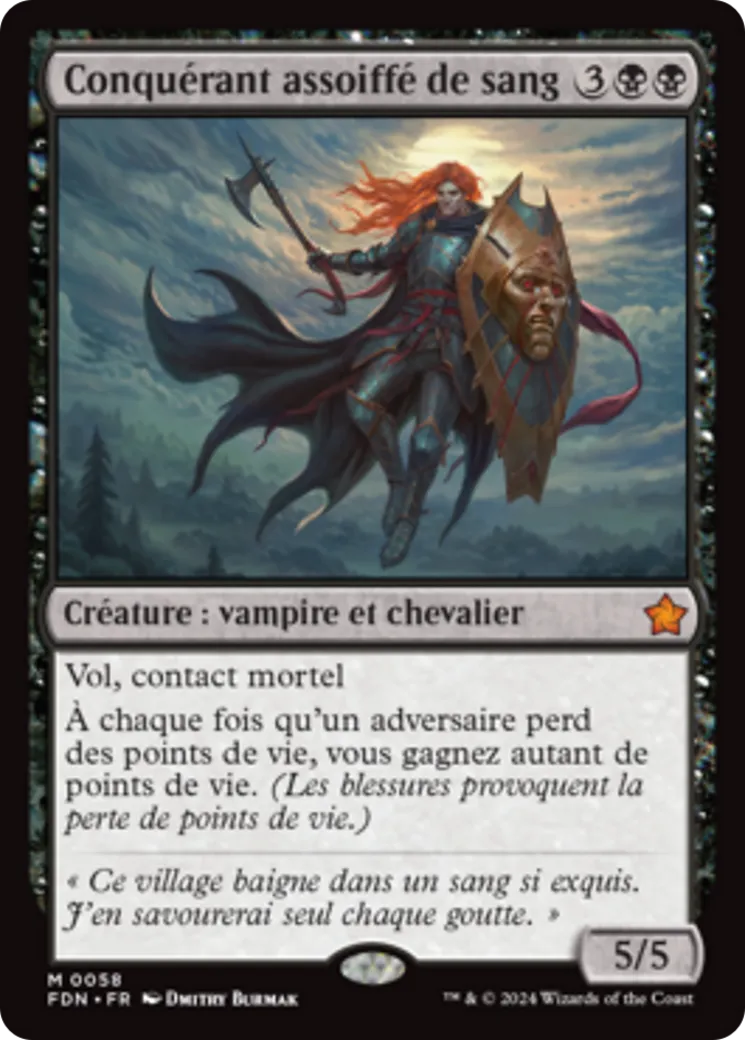 Conquérant assoiffé de sang — Foundations — Magic: The Gathering