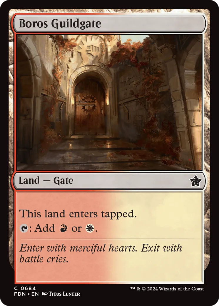 Porte de la guilde de Boros — Foundations — Magic: The Gathering