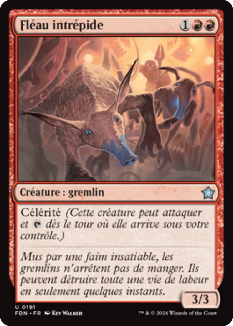 Fléau intrépide — Foundations — Magic: The Gathering