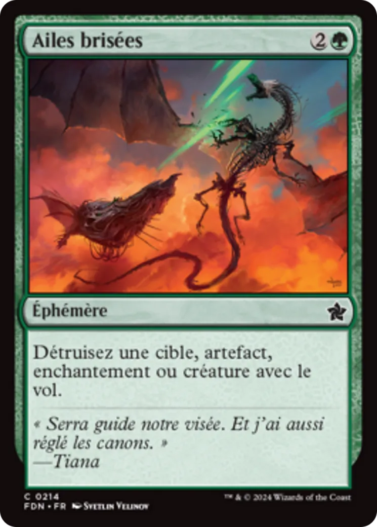 Ailes brisées — Foundations — Magic: The Gathering