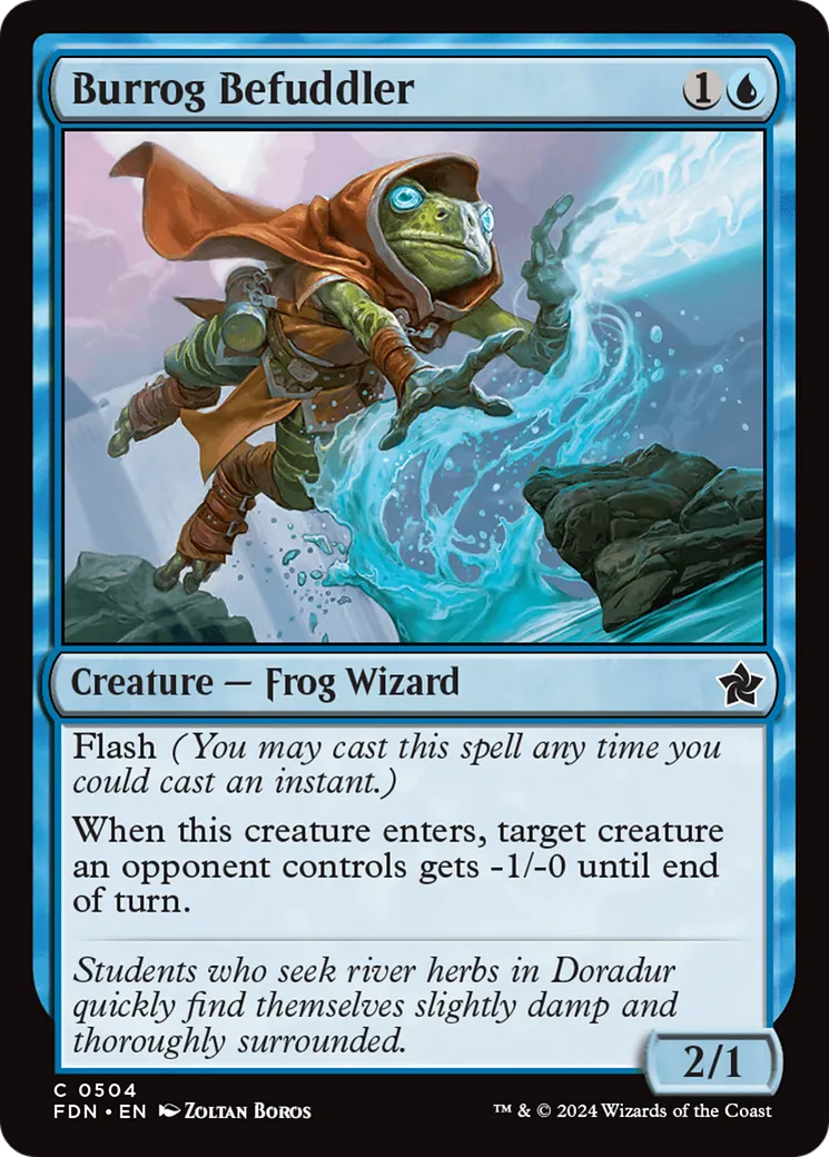 Burrog Befuddler — Foundations — Magic: The Gathering
