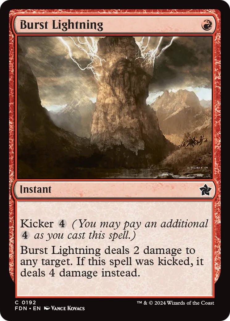 Éclair explosif — Foundations — Magic: The Gathering