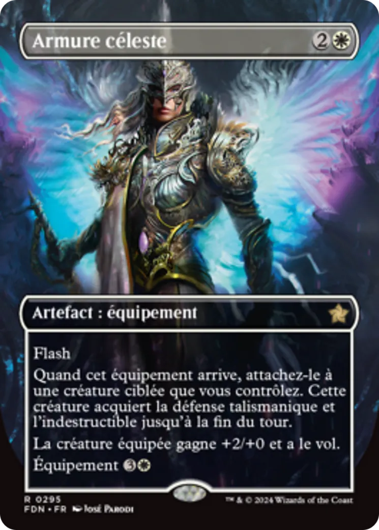 Armure céleste — Foundations — Magic: The Gathering