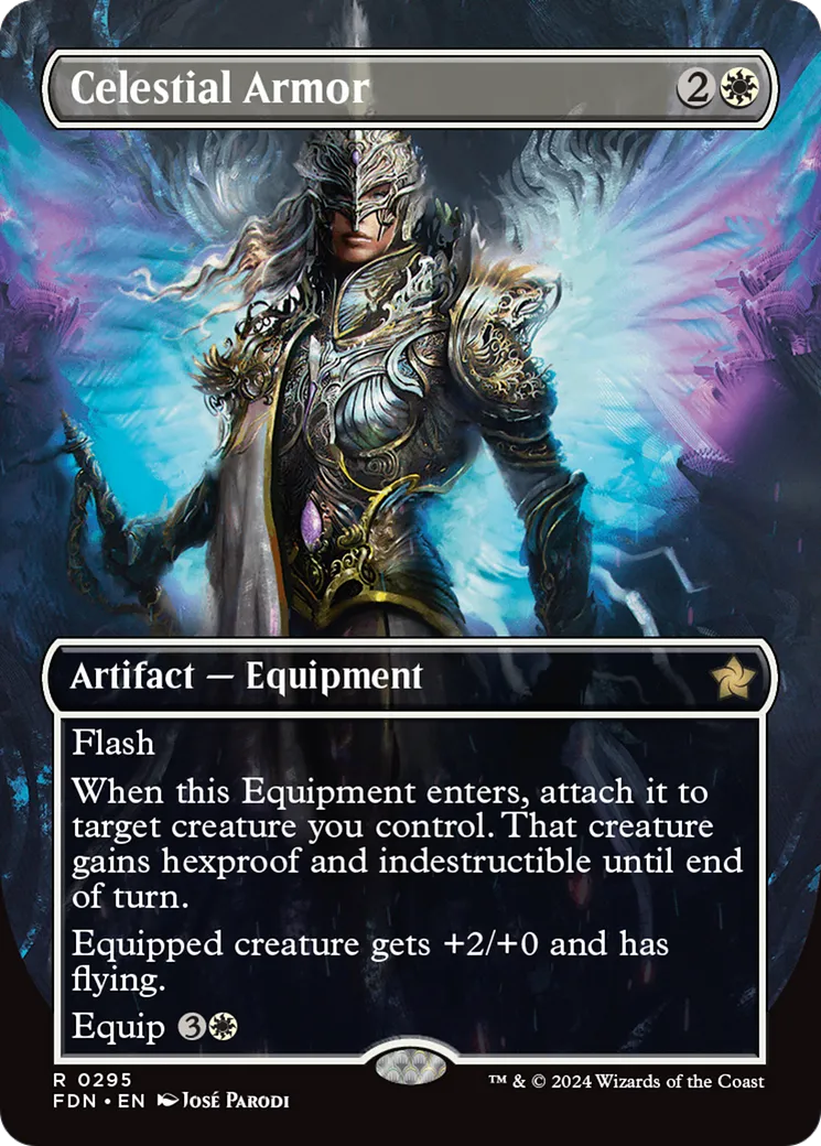 Celestial Armor — Foundations — Magic: The Gathering