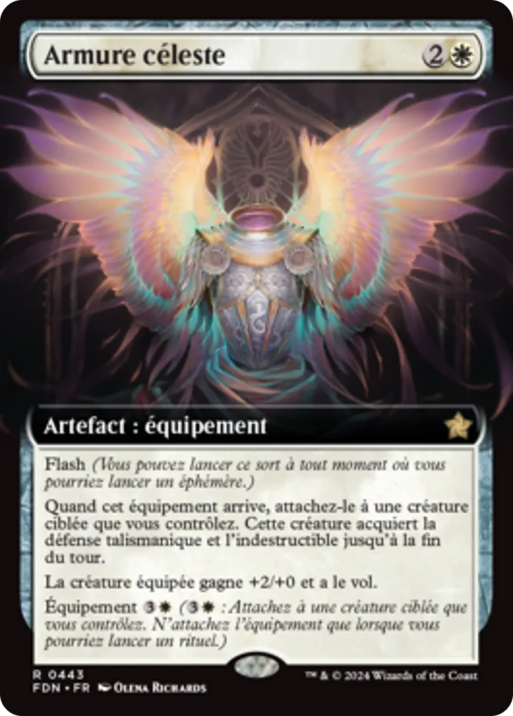 Armure céleste — Foundations — Magic: The Gathering