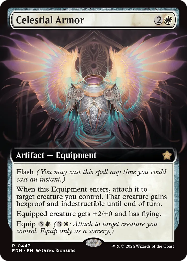 Celestial Armor — Foundations — Magic: The Gathering