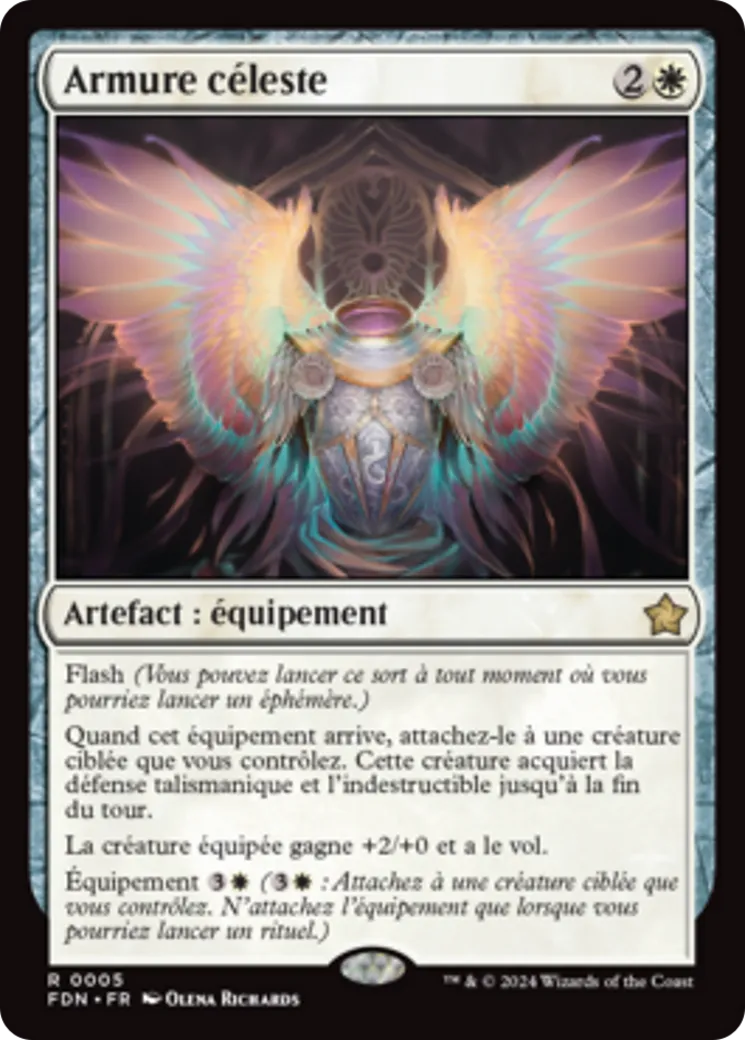 Armure céleste — Foundations — Magic: The Gathering