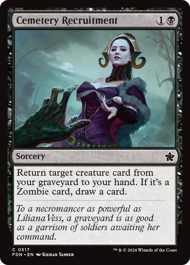 Cemetery Recruitment — Foundations — Magic: The Gathering