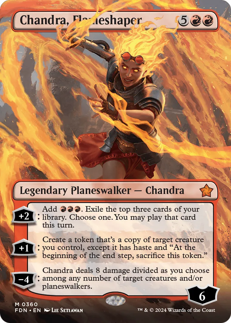 Chandra, Flameshaper — Foundations — Magic: The Gathering