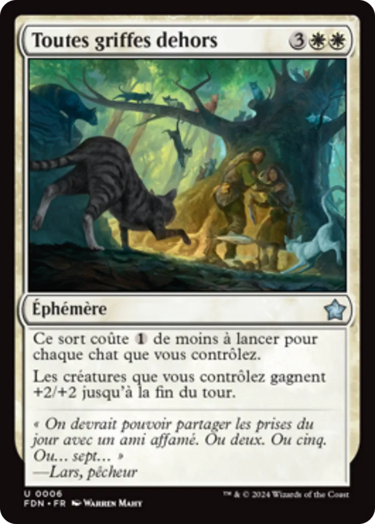 Toutes griffes dehors — Foundations — Magic: The Gathering