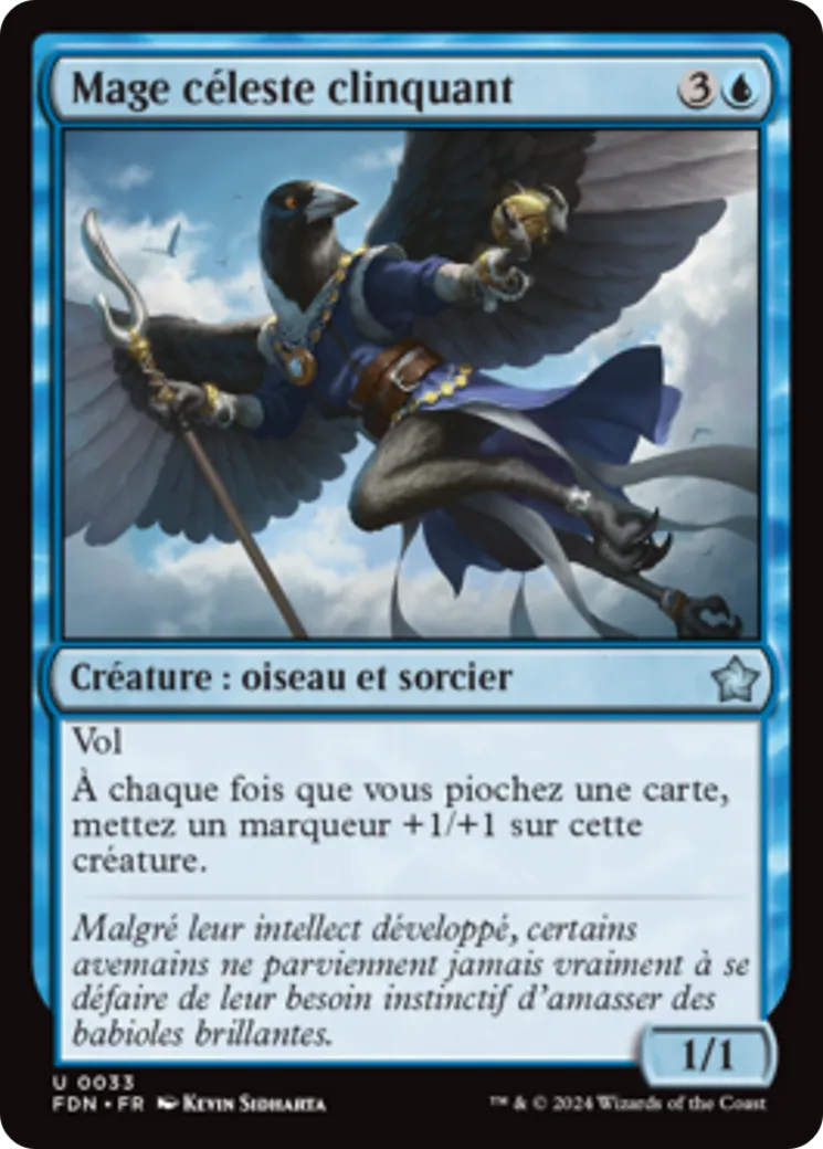 Mage céleste clinquant — Foundations — Magic: The Gathering
