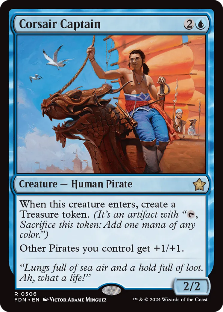 Corsair Captain — Foundations — Magic: The Gathering