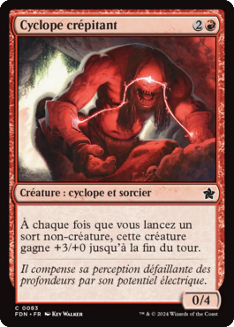 Cyclope crépitant — Foundations — Magic: The Gathering