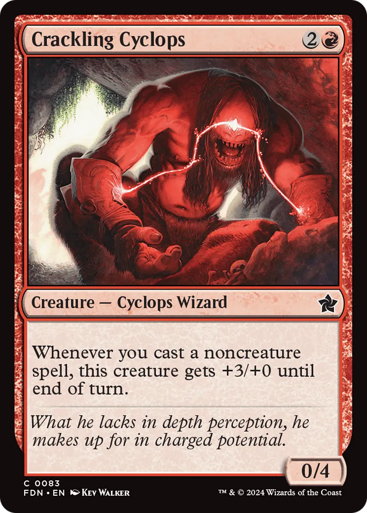 Cyclope crépitant — Foundations — Magic: The Gathering