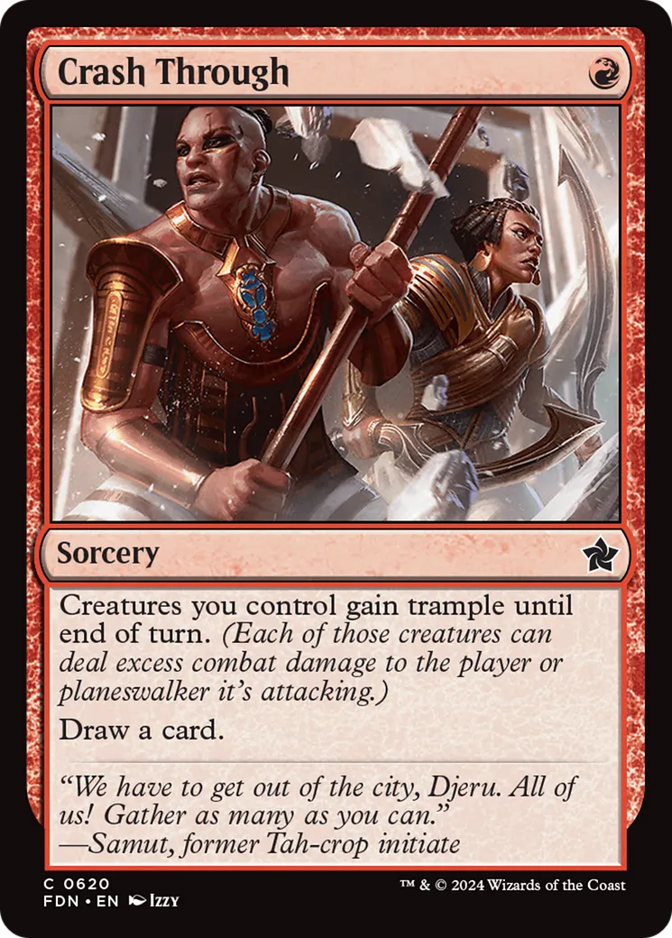 Crash Through from Foundations - Magic: The Gathering