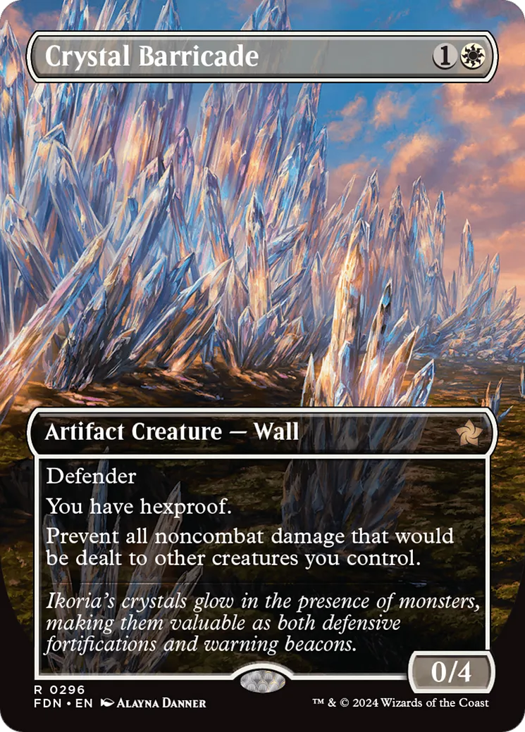 Crystal Barricade — Foundations — Magic: The Gathering
