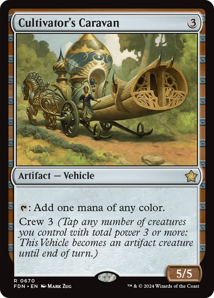 Caravane de cultivateur — Foundations — Magic: The Gathering