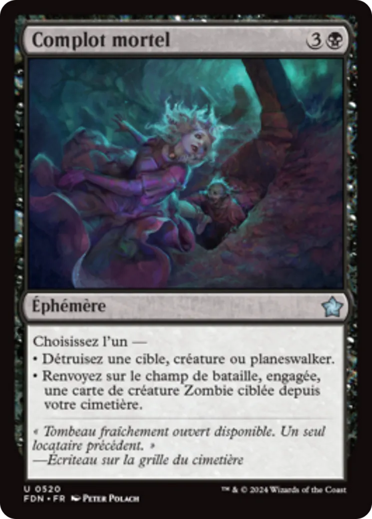 Complot mortel — Foundations — Magic: The Gathering
