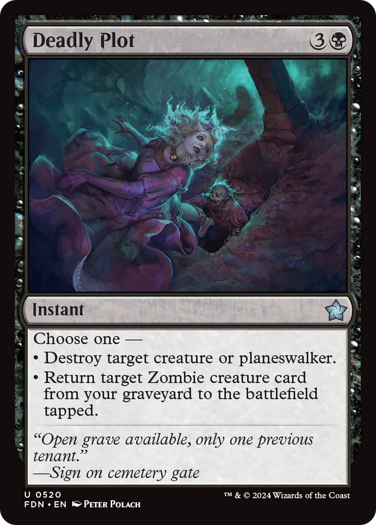 Deadly Plot — Foundations — Magic: The Gathering