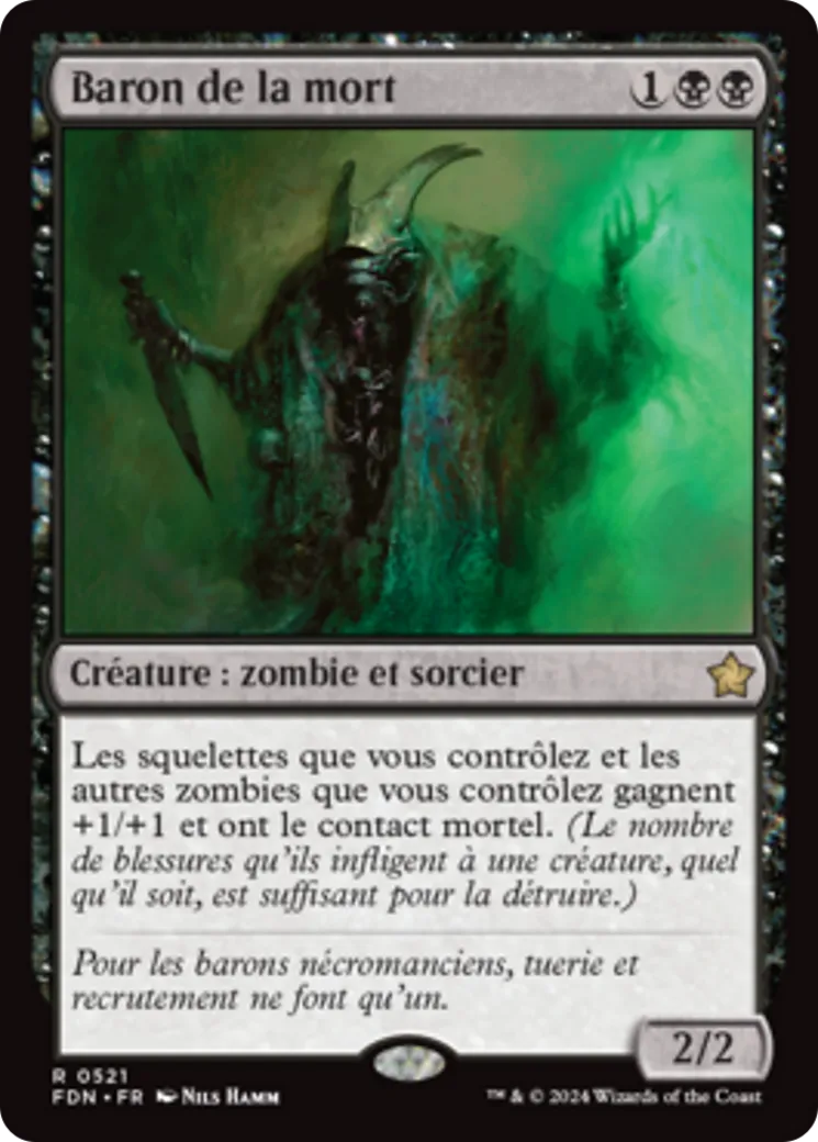 Baron de la mort — Foundations — Magic: The Gathering