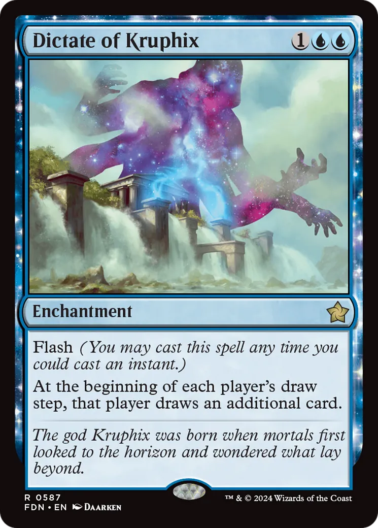 Dictate of Kruphix — Foundations — Magic: The Gathering