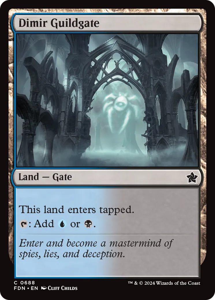 Porte de la guilde de Dimir — Foundations — Magic: The Gathering
