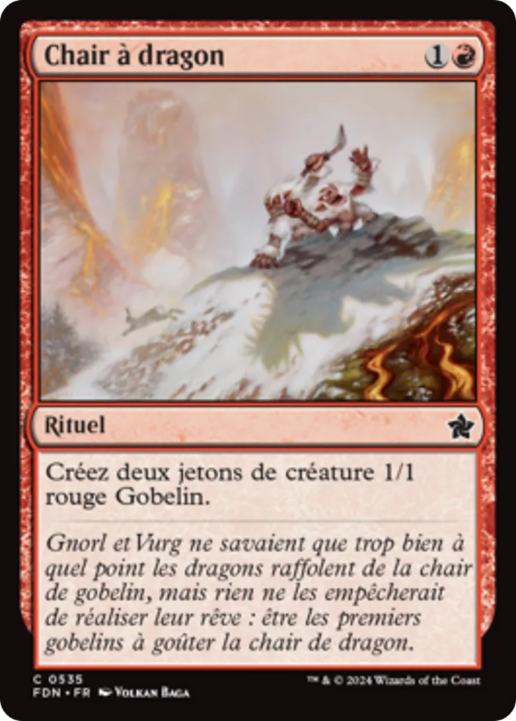 Chair à dragon — Foundations — Magic: The Gathering