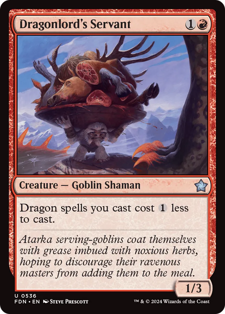 Dragonlord's Servant — Foundations — Magic: The Gathering
