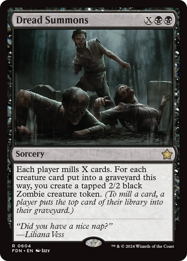 Recrutement effroyable — Foundations — Magic: The Gathering