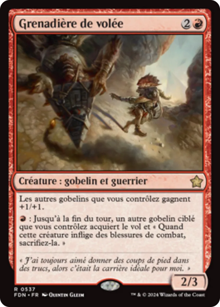 Grenadière de volée — Foundations — Magic: The Gathering