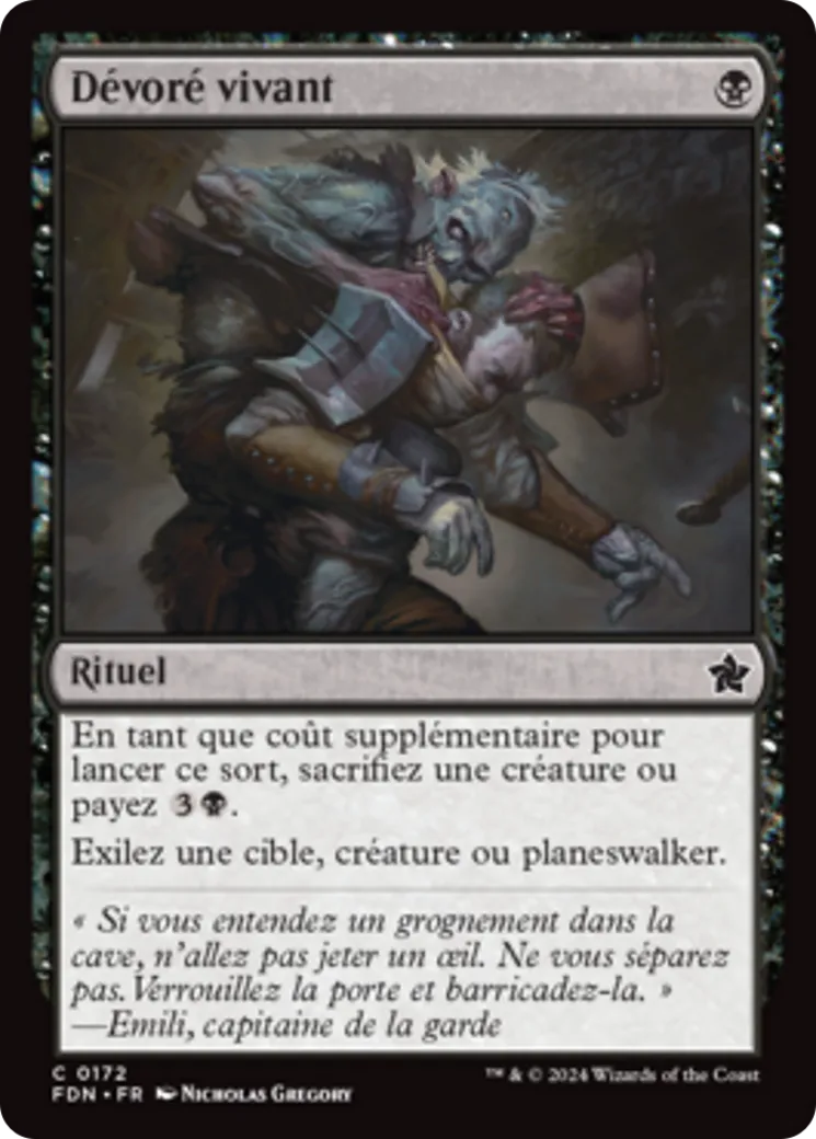 Dévoré vivant — Foundations — Magic: The Gathering