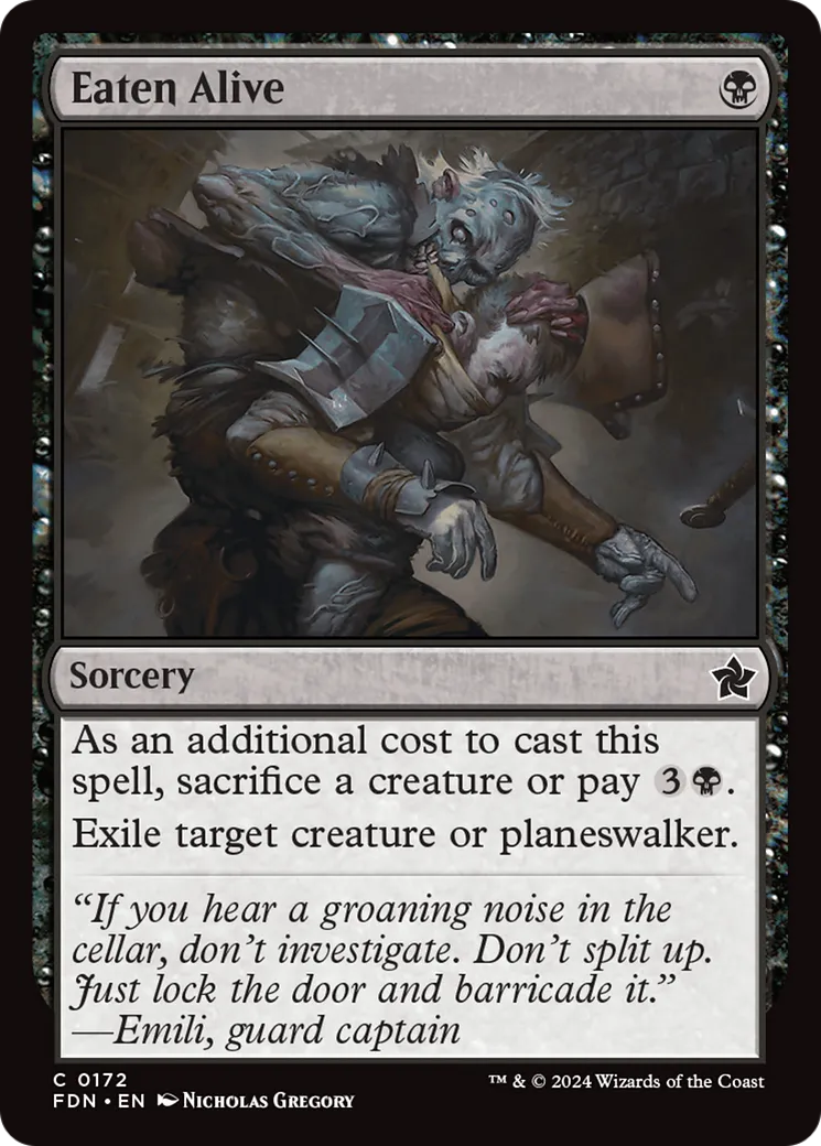 Dévoré vivant — Foundations — Magic: The Gathering