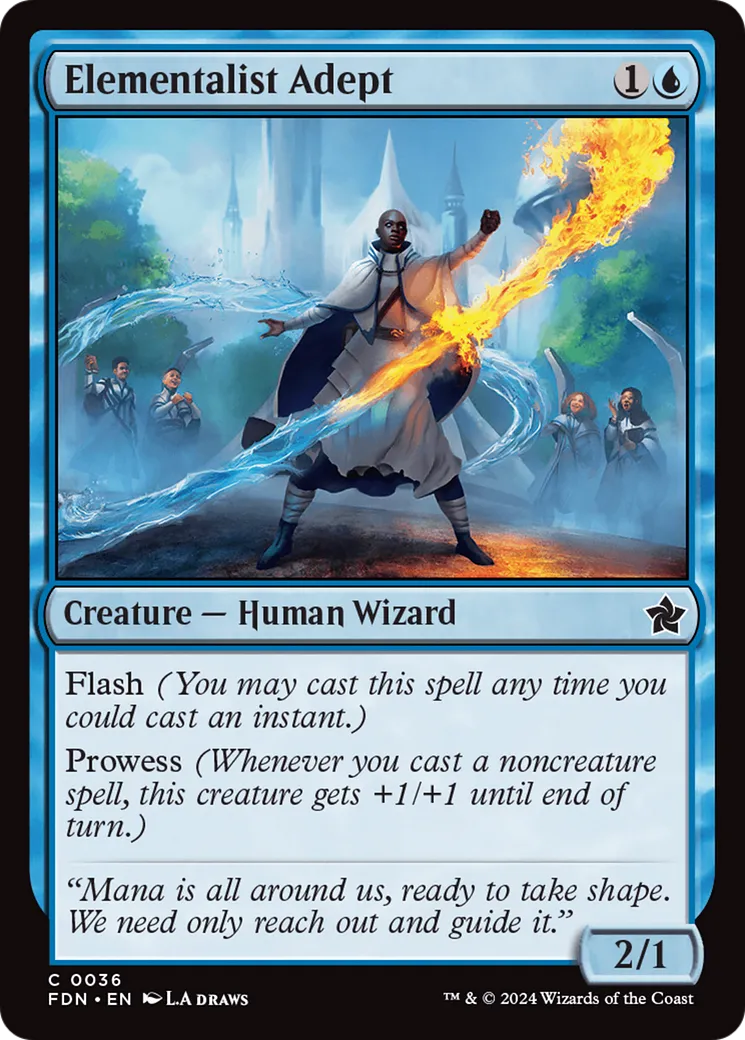 Elementalist Adept — Foundations — Magic: The Gathering