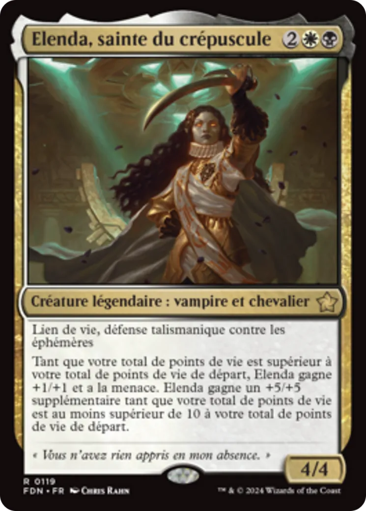 Elenda, sainte du crépuscule — Foundations — Magic: The Gathering