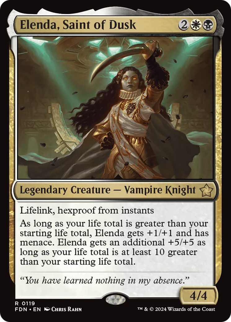 Elenda, sainte du crépuscule — Foundations — Magic: The Gathering