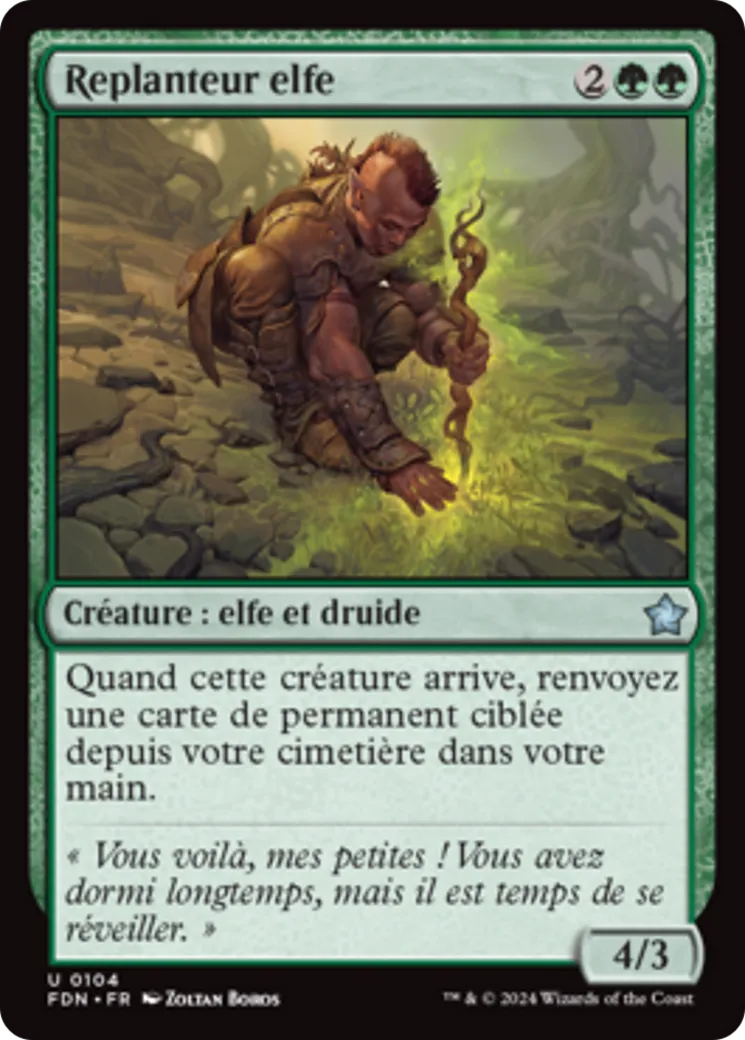 Replanteur elfe — Foundations — Magic: The Gathering