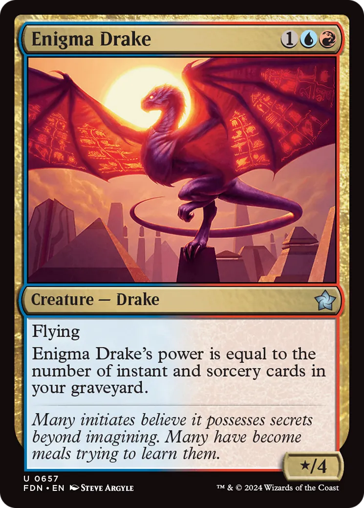 Drakôn du logogriphe — Foundations — Magic: The Gathering