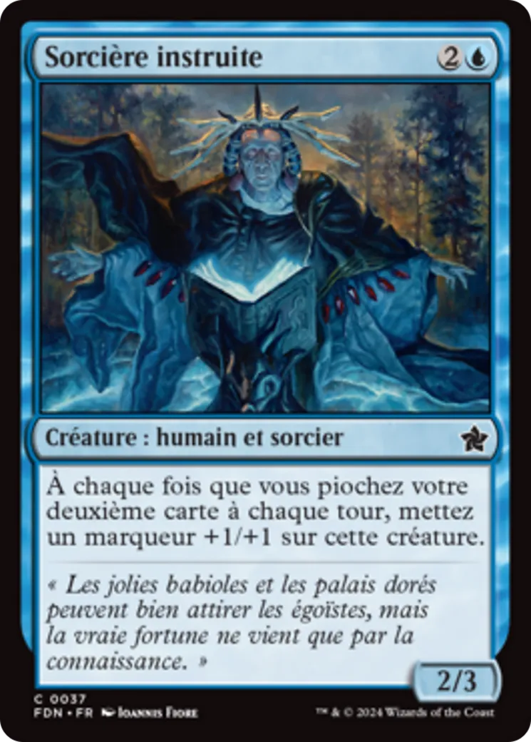 Sorcière instruite — Foundations — Magic: The Gathering