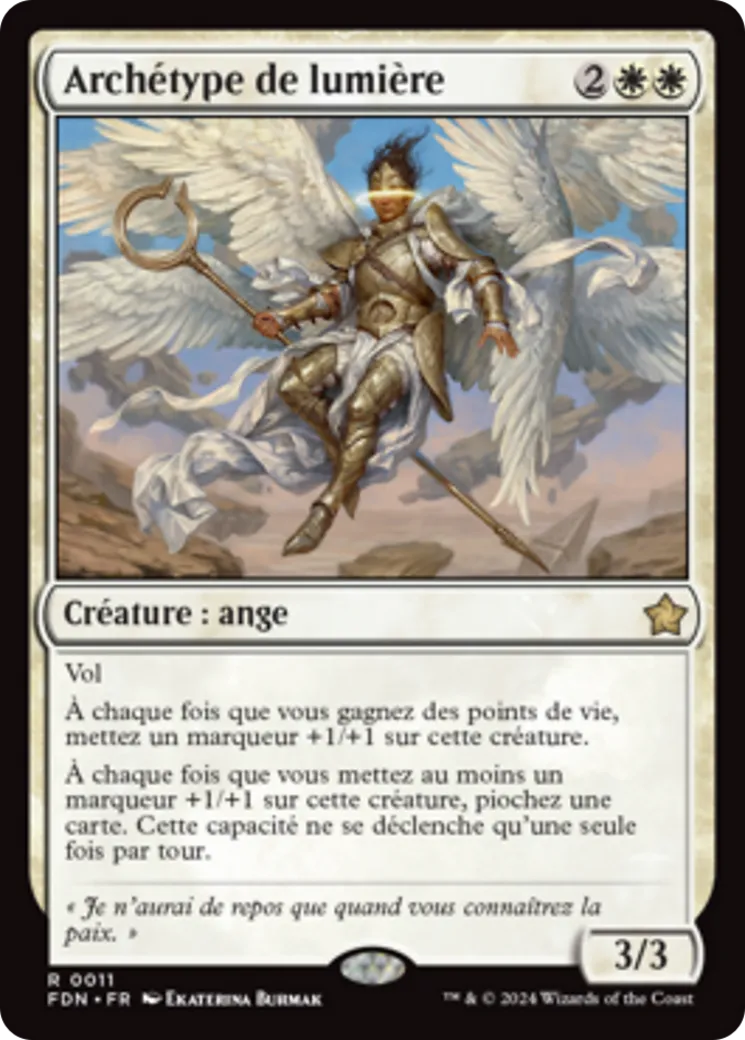 Archétype de lumière — Foundations — Magic: The Gathering