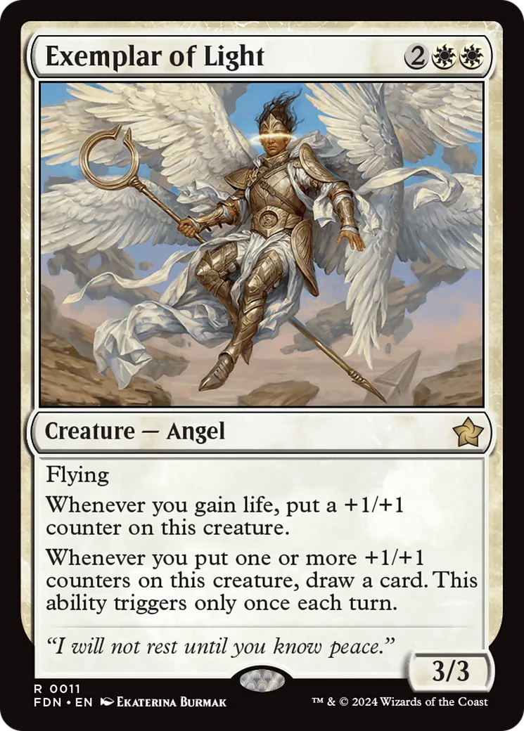 Archétype de lumière — Foundations — Magic: The Gathering