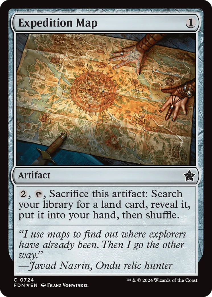 Carte d'expédition — Foundations — Magic: The Gathering